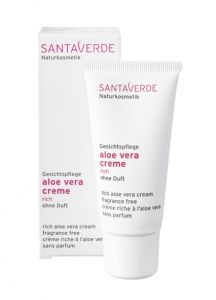 Crème riche aloe vera sans parfum  - SANTAVERDE - 30ml