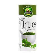 Feuilles d'Orties BIO en Poudre - Saupoudreur 50g Ecoidées 