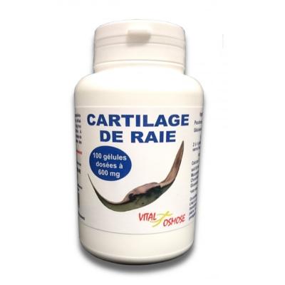 Cartilage de raie   600 mg  - 100 gélules 