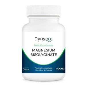 Magnésium BISGLYCINATE  en  poudre 250 g - Dynveo