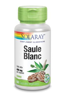 Saule blanc 400mg  60 gélules Solaray 