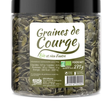 Graines de Courges BIO - Pot de 275g